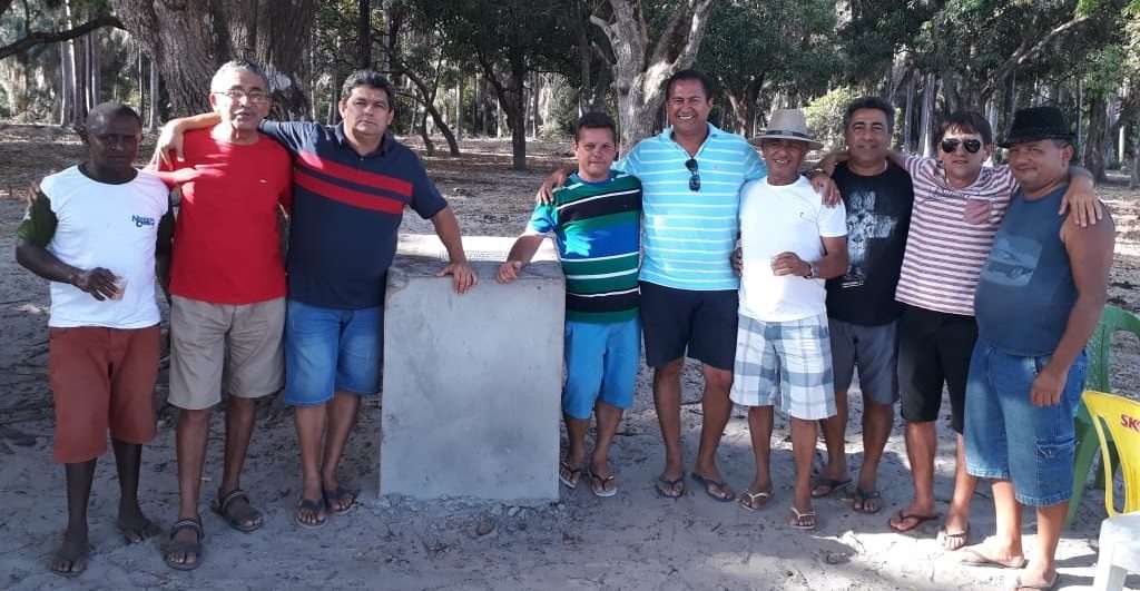 Luiz Figueiredo recebe amigos em terreno que será construído parque social e recreativo de São João Batista