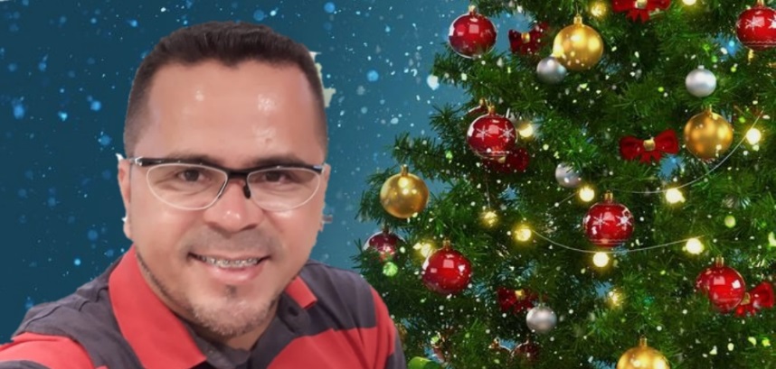 Jovem Maicon Cutrim deseja boas festas aos olindenses