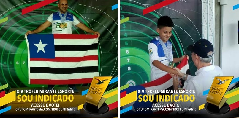 Pai e filho de São Vicente Ferrer são indicados para o Troféu Mirante na mesma modalidade