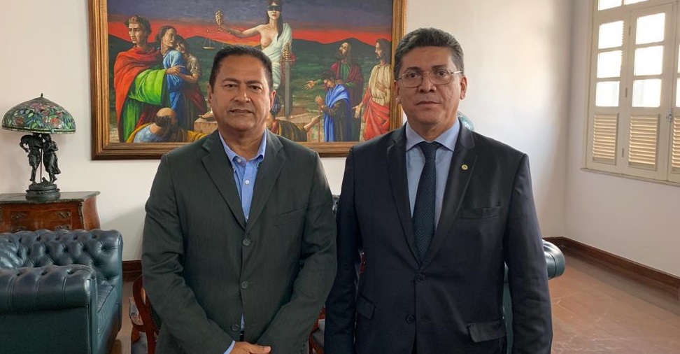 Em reunião com Jefferson Portela, Carlos Figueiredo viabiliza delegado e aumento de PMs para São João Batista