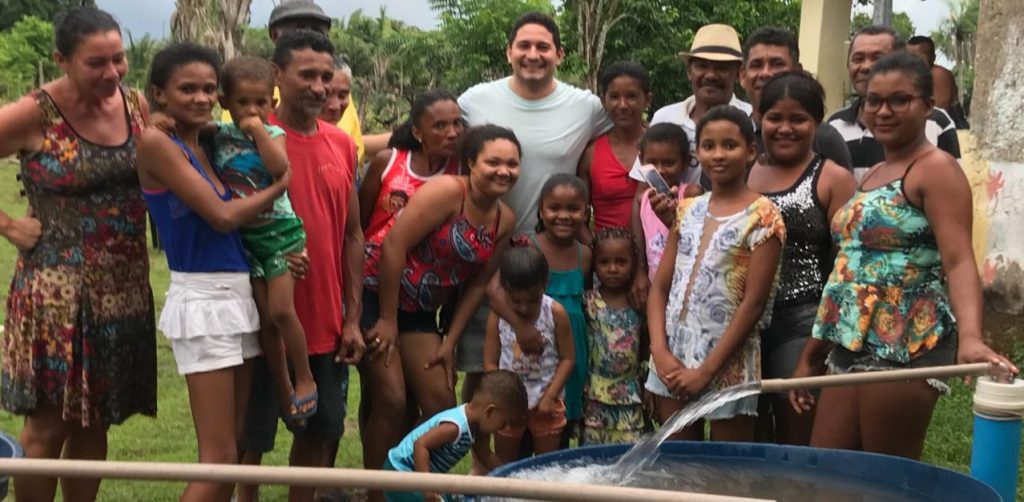 Em São Vicente Ferrer, Lelé Arouche avança e entrega mais um poço para moradores da zona rural