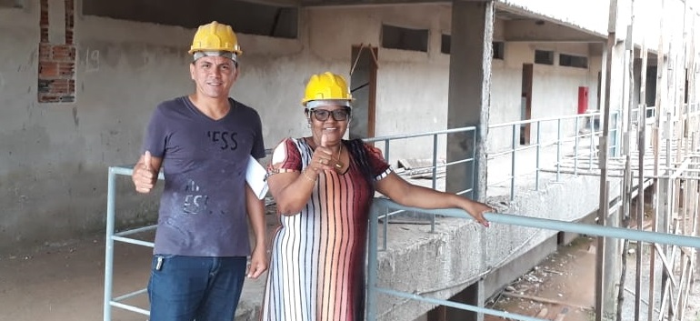 Em São Vicente Ferrer, Conceição visita construção do IEMA e participa de seminário sobre educação especial