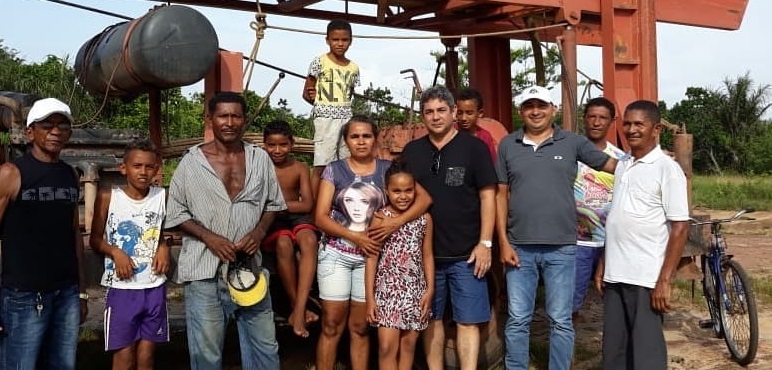 Dr. Marcone visita moradores e anuncia obras no bairro São Sebastião, em Cajapió