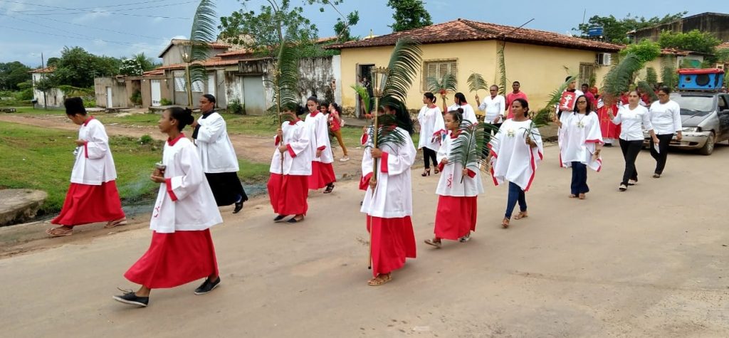 Procissão de Ramos marca domingo em Olinda Nova e São Vicente Ferrer; vejam a programação de São João Batista