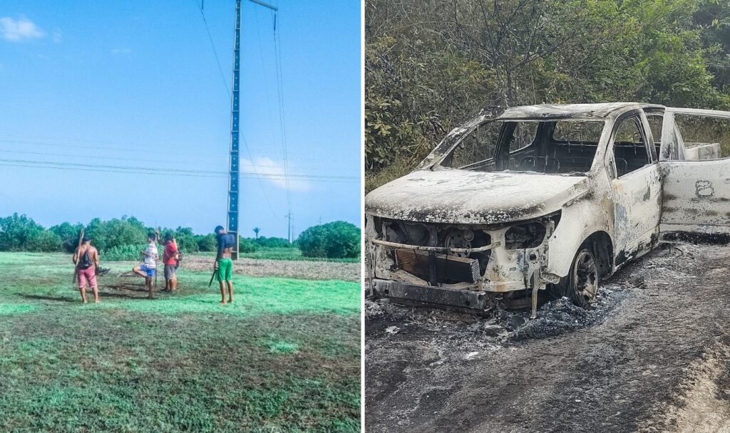Após prisão de índios e veículos queimados, MPF aciona Justiça Federal para suspender linhas de transmissão em terras indígenas de Viana