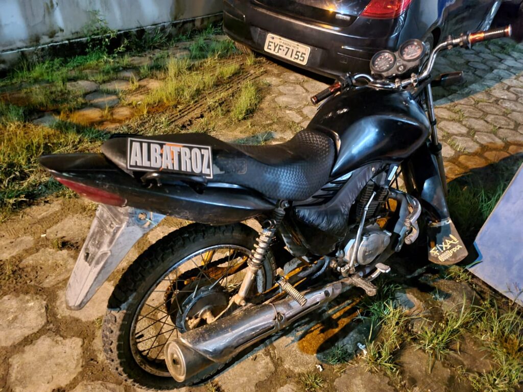 Moto roubada em Viana é recuperada após abordagem à moradora de Penalva