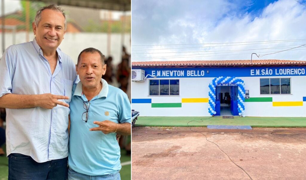 Dino Penha entrega escolas reconstruídas e climatizadas para a comunidade escolar de São Bento; vejam as fotos