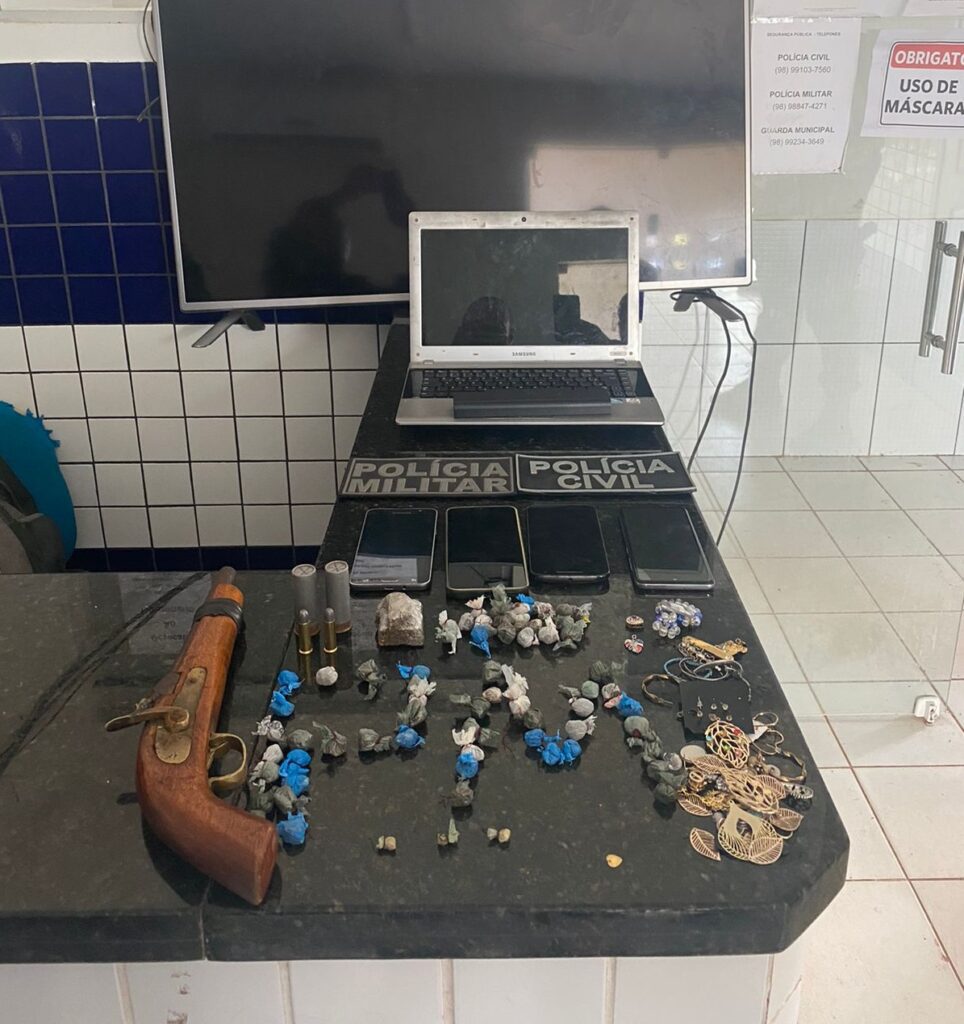 Após onda de terror, polícia prende líder de facção e outros três criminosos e recupera objetos roubados em Penalva