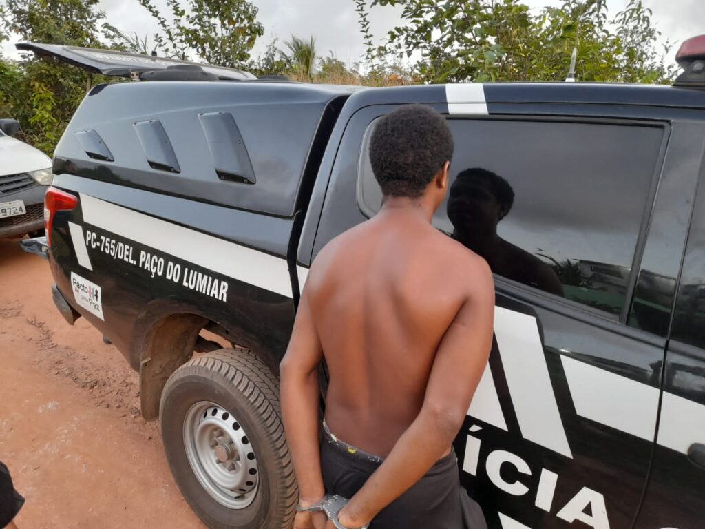 Urgente: polícia prende sobrinho que matou dois tios durante discussão em bar na zona rural de Palmeirândia