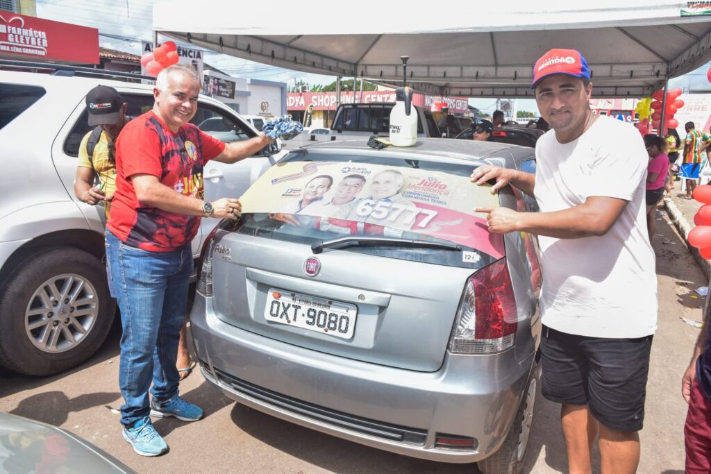 Júlio Mendonça 65.777 avança e realiza dois grandes adesivaços em São Luis e Viana