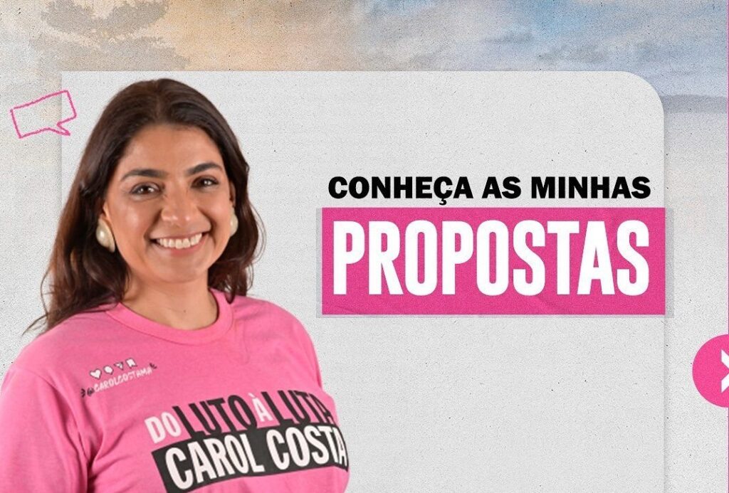 Conheça algumas das propostas da candidata Carol Costa 15678 para mudar o Maranhão