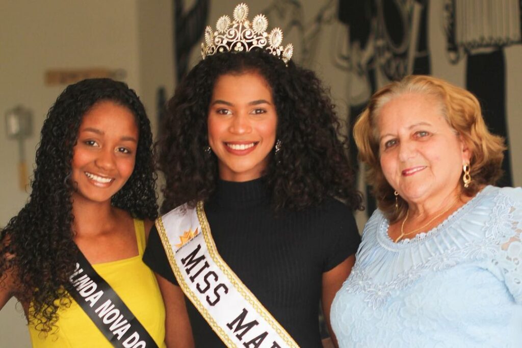 Prefeita Conceição recebe a Miss Maranhão 2023 e a candidata ao Miss Teen, em Olinda Nova do Maranhão