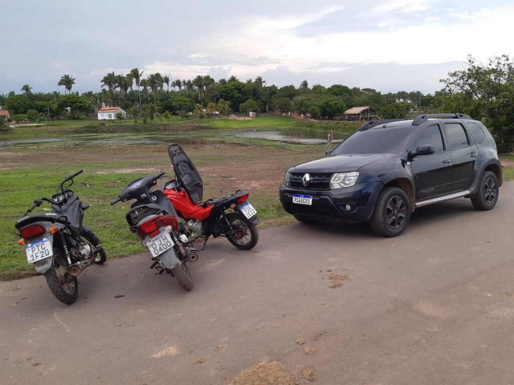 Jovem de 27 anos é preso em Viana com carro furtado em São Luis e três motos roubadas
