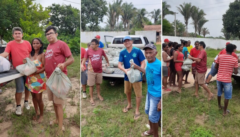 Em São João Batista, grupo de WhatsApp se une e entrega mais de 100 cestas básicas para moradores