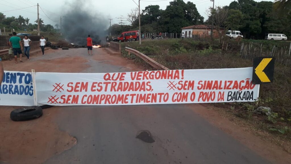 Moradores da Baixada Maranhense marcam para a próxima segunda bloqueio da MA-014 para cobrar recuperação da rodovia