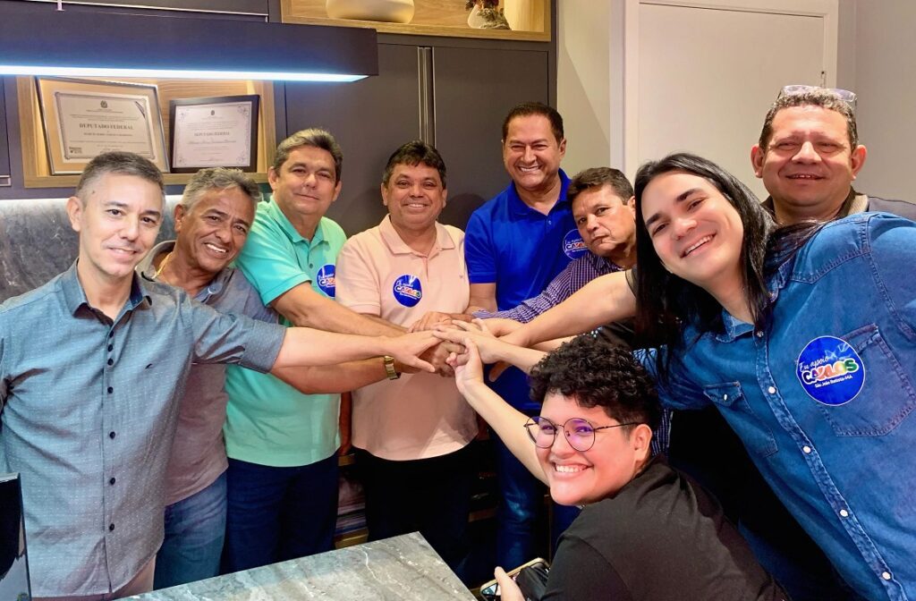 Chico de Nhozinho, Eduardo Gomes, Luiz Everton e Manoel de Gentil anunciam apoio a Carlos Figueiredo em São João Batista