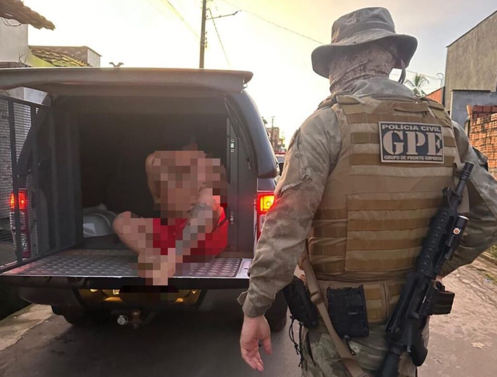 Polícia prende suspeito de liderar facção e onda de criminalidade na cidade de São Bento