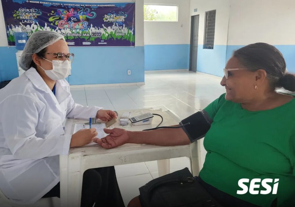 SESI Itinerante reforça serviços de saúde para moradores da cidade de São João Batista