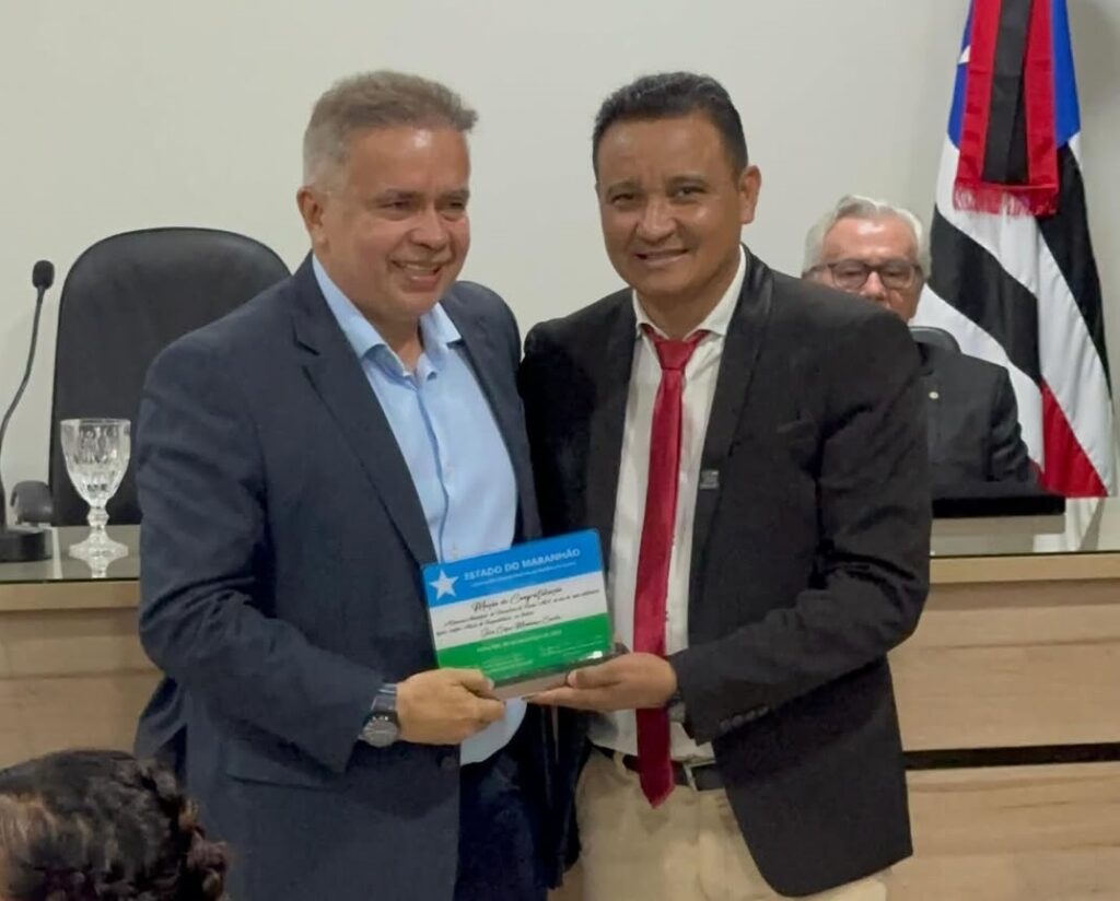 Deputado Júlio Mendonça recebe homenagem da Câmara de Vereadores de Viana por sua atuação em defesa da cidade