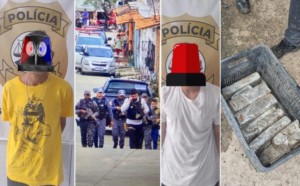 Polícia prende quatro suspeitos e apreende mais de 15 kg de drogas em operação na cidade de Vitória do Mearim
