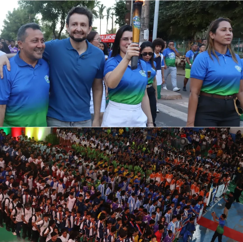 Abertura dos Jogos Escolares Pinheirenses 2026 reúne multidão em Pinheiro
