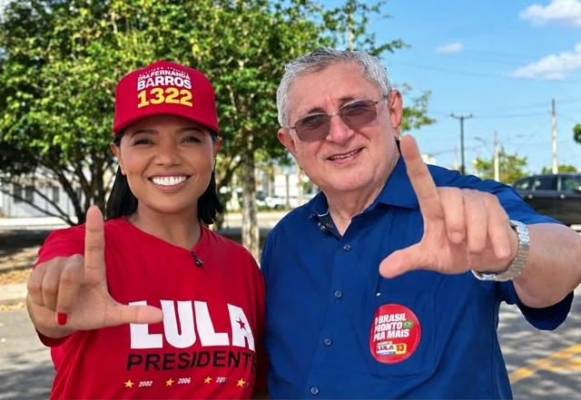 Washington Oliveira fecha questão e declara apoio a Fernanda Barros para deputada federal