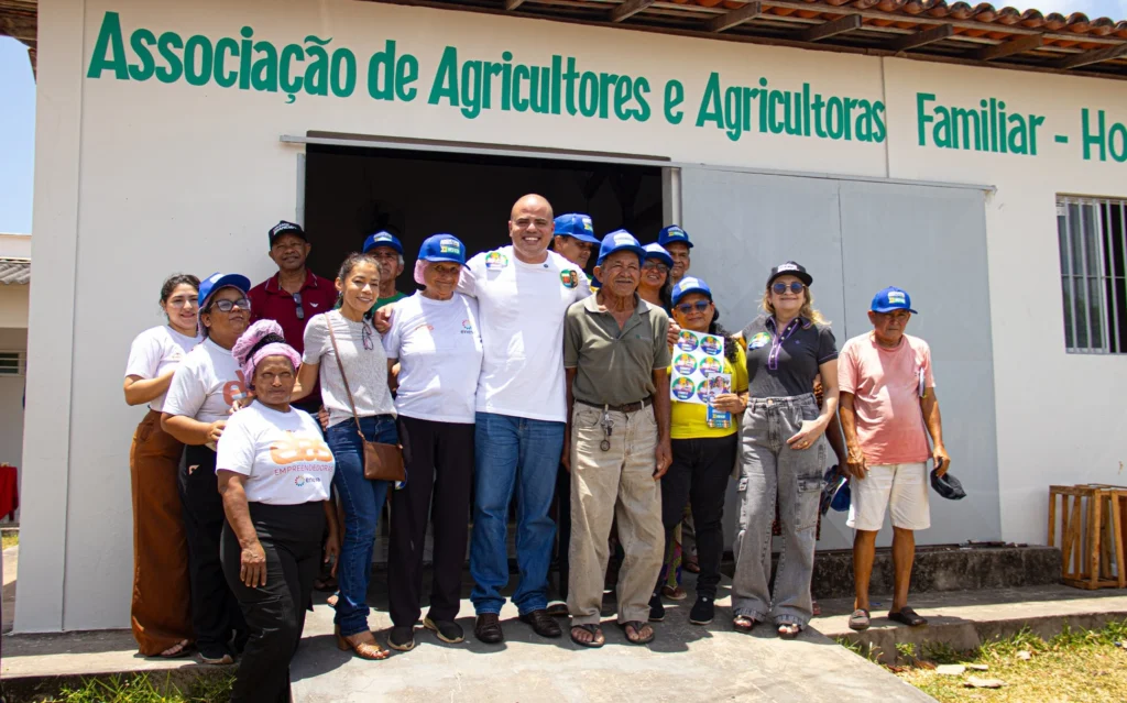 Anderson Ferreira 1513 conhece projetos de agricultura familiar em São Luís e destaca experiência que pretende levar ao Congresso
