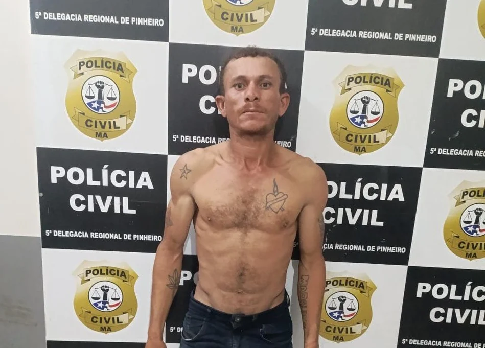 Polícia Civil prende homem suspeito de manter companheira e dois filhos em cárcere privado em cidade da Baixada Maranhense