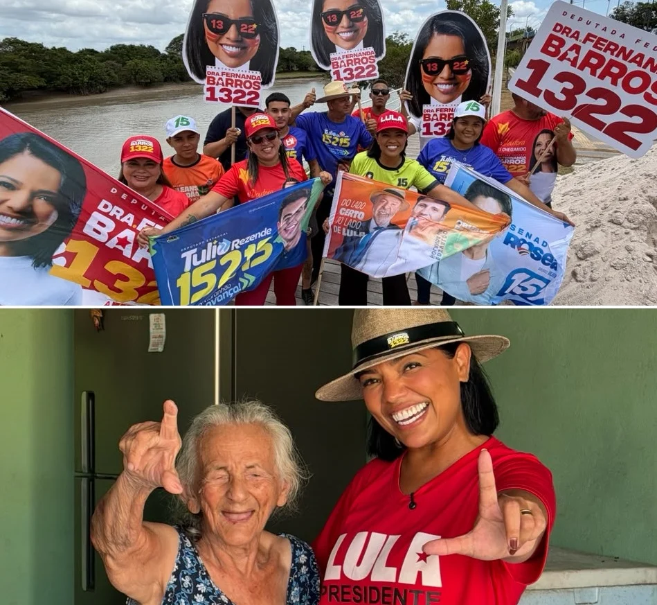 Fernanda Barros 1322 percorre cidades da Baixada e encerra caravana do Lula com inauguração de comitê amanhã em São João Batista