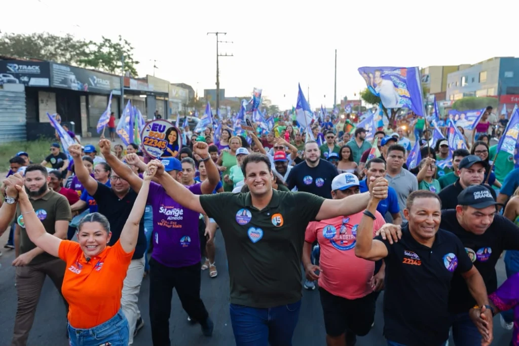 Orleans Brandão e Solange Almeida intensificam mobilização no Vale do Pindaré com grande arrastão em Santa Inês