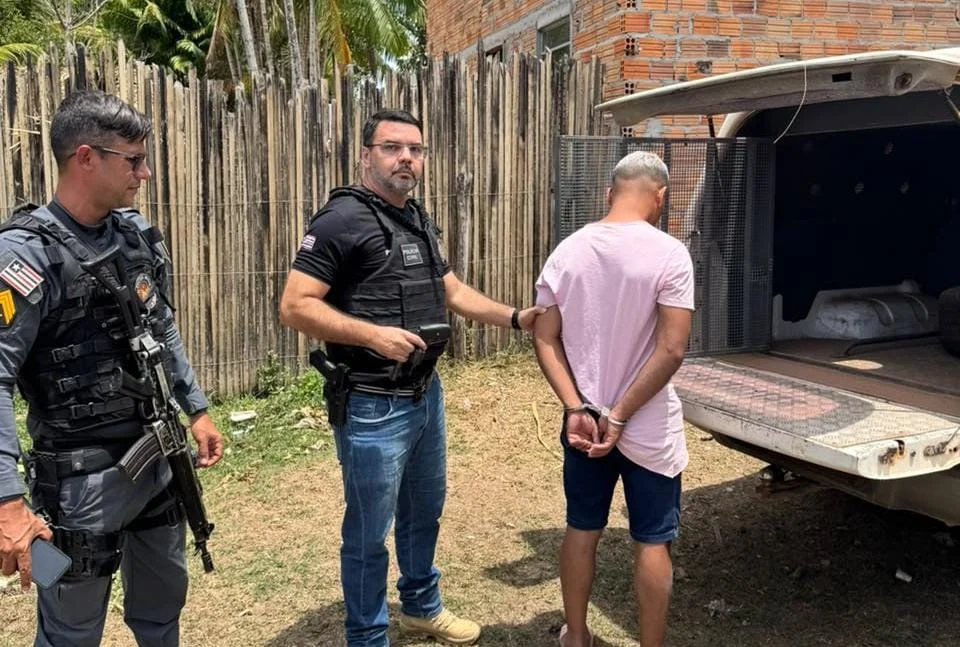 Suspeito de matar homem a facadas em Minas Gerais é preso com revólver em cidade da Baixada Maranhense